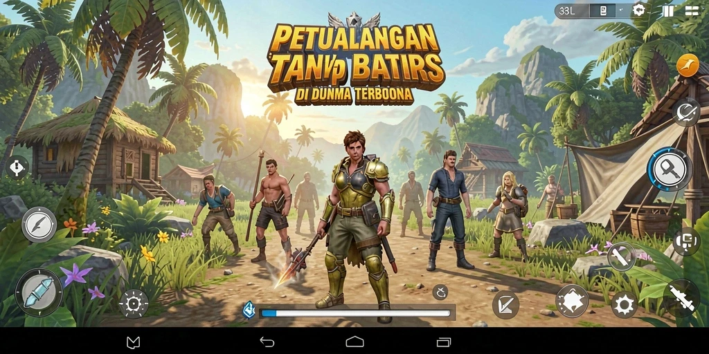 Tampilan gameplay yang menakjubkan dalam dunia terbuka.