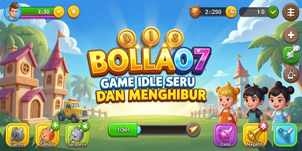 Tangkapan layar dari gameplay menarik BOLA07 yang seru.