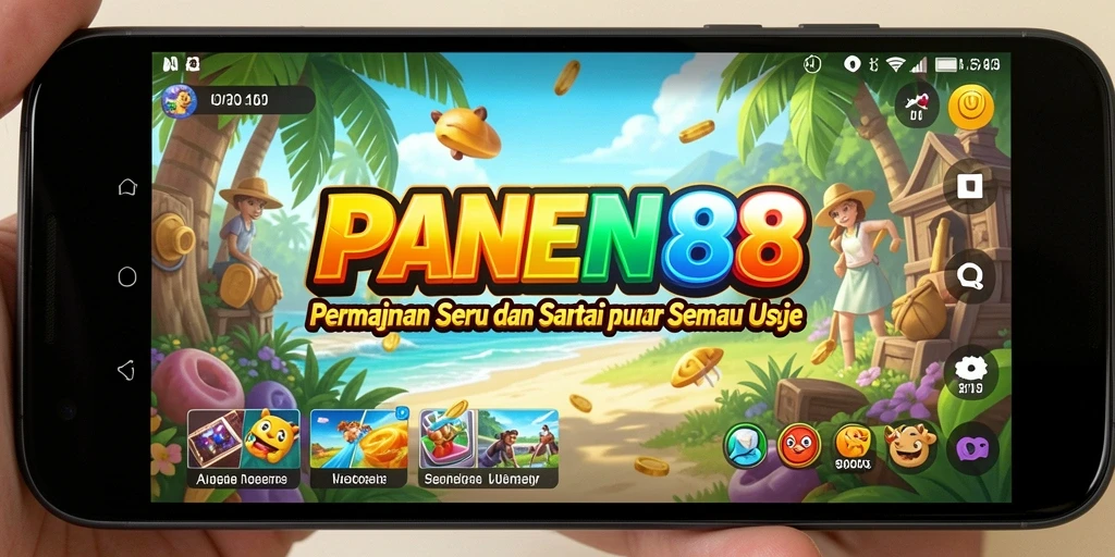 Tampilan menarik dari gameplay <strong>PANEN88</strong> yang menyenangkan dan santai.