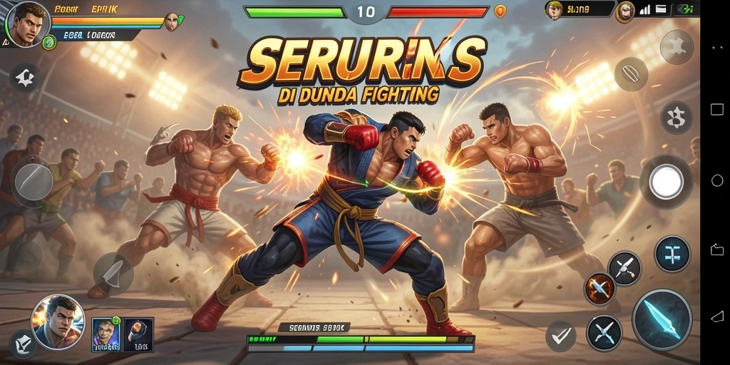 Tampilan gameplay SERURP yang mendebarkan dan penuh aksi.