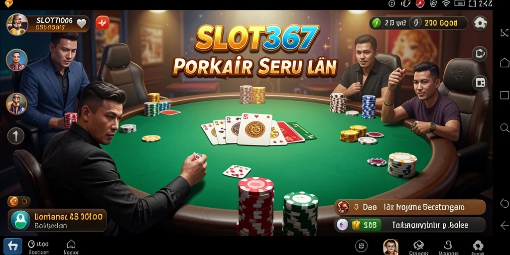 Tampilan menarik dari gameplay SLOT367 yang menghadirkan pengalaman Poker mendebarkan.