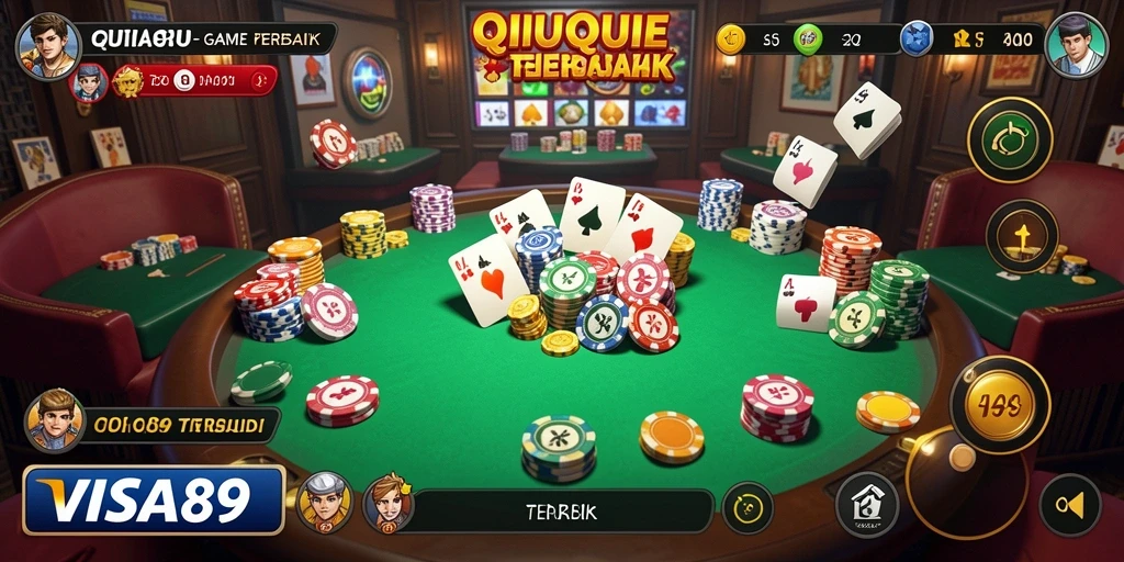 Tampilan gameplay menarik QiuQiu di VISA89.